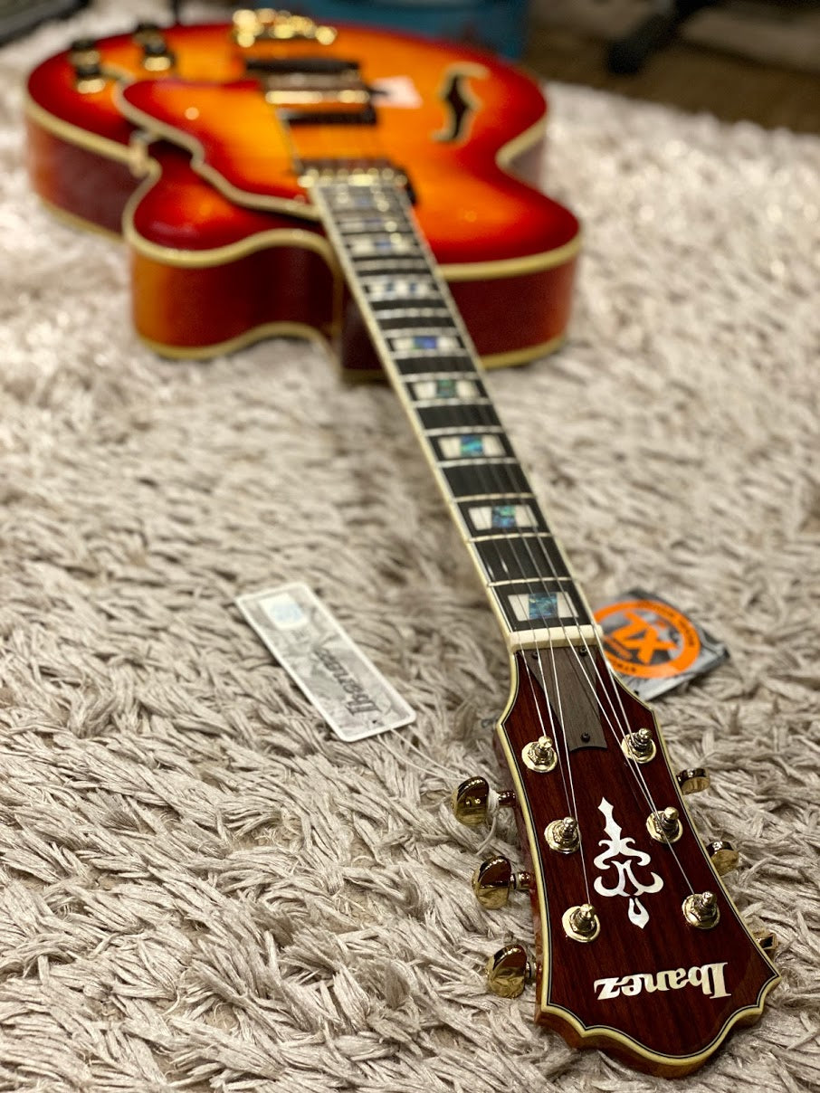 Ibanez AF155 AWB Artstar - Aged Whiskey Burst