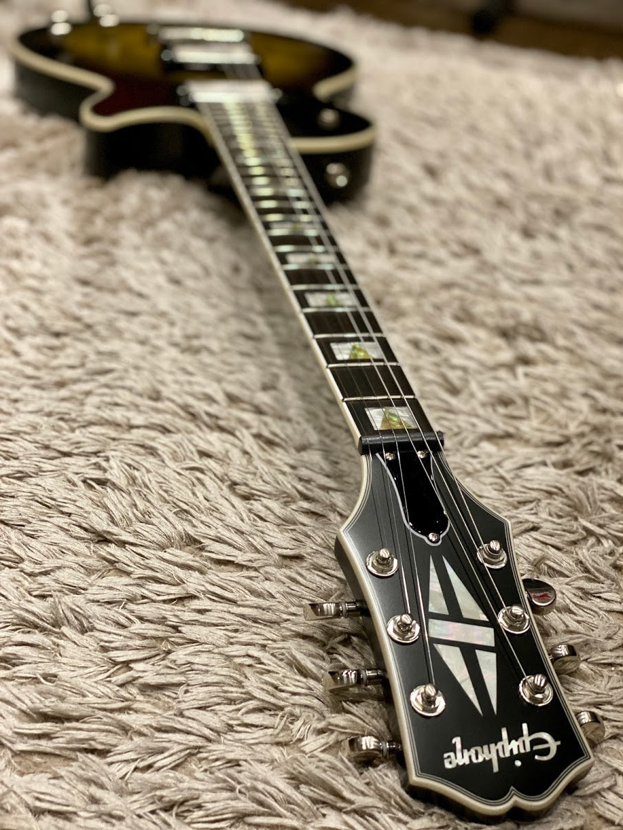 Epiphone Les Paul Prophecy in Olive Tiger Aged Gloss