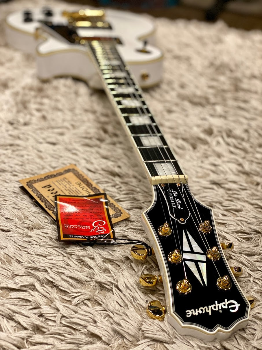 Epiphone Les Paul Custom Lite in Alpine White