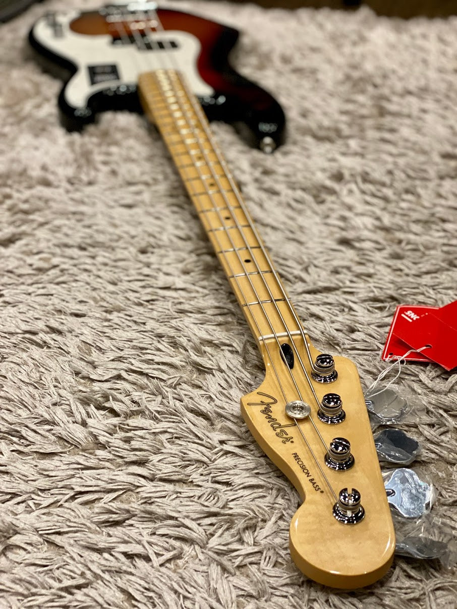 Fender Player Precision Bass Maple Neck - Three Tone Sunburst