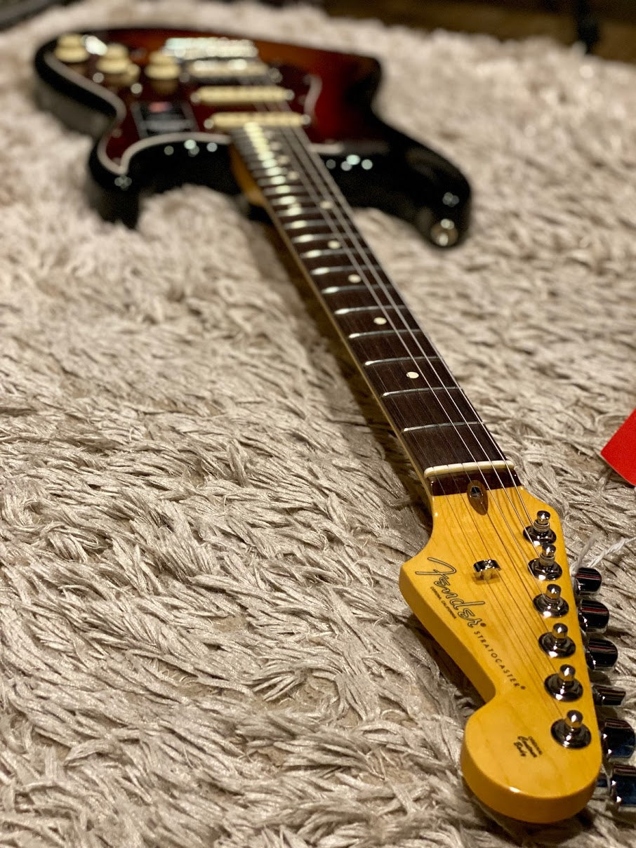 Fender American Professional II Stratocaster HSS in 3 Color Sunburst with Rosewood Fingerboard