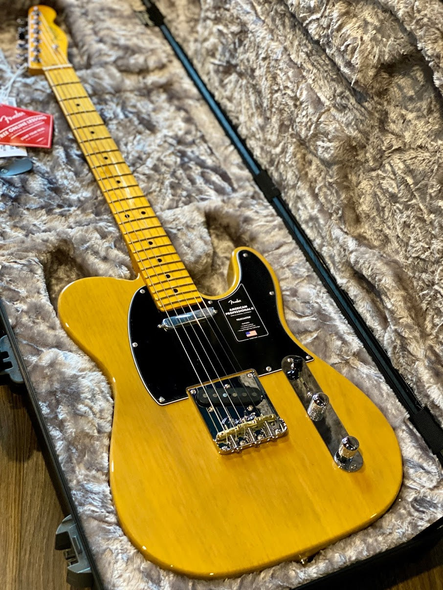 Fender American Professional II Telecaster - Butterscotch Blonde with Maple Fingerboard