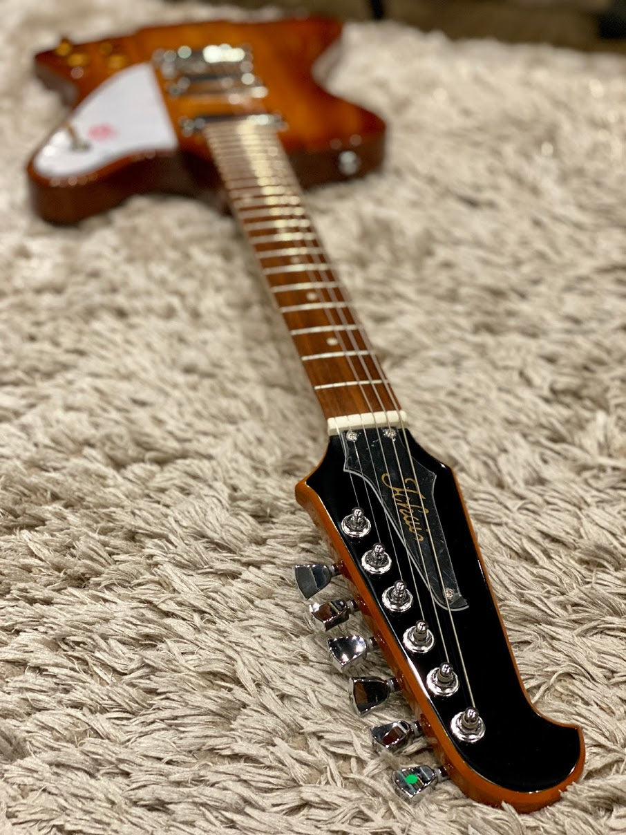 Tokai FB-65 VS in Vintage Sunburst Firebird Traditional Series (MIC)