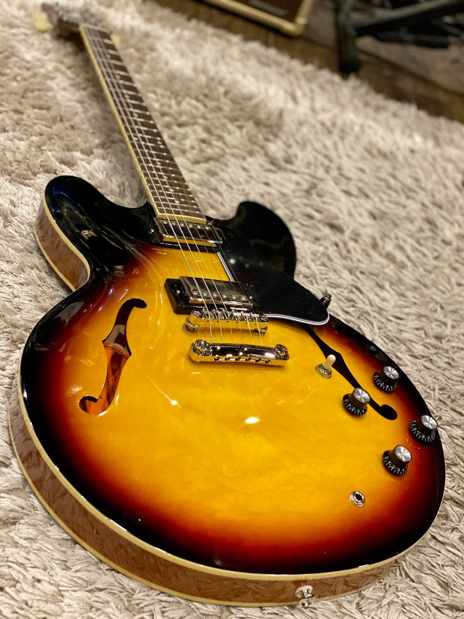 gibson es 335 tobacco sunburst ES-335 50s Semi-hollowbody Electric Guitar honoured aesthetic Gibson ES-335 50s Semi-Hollow Electric