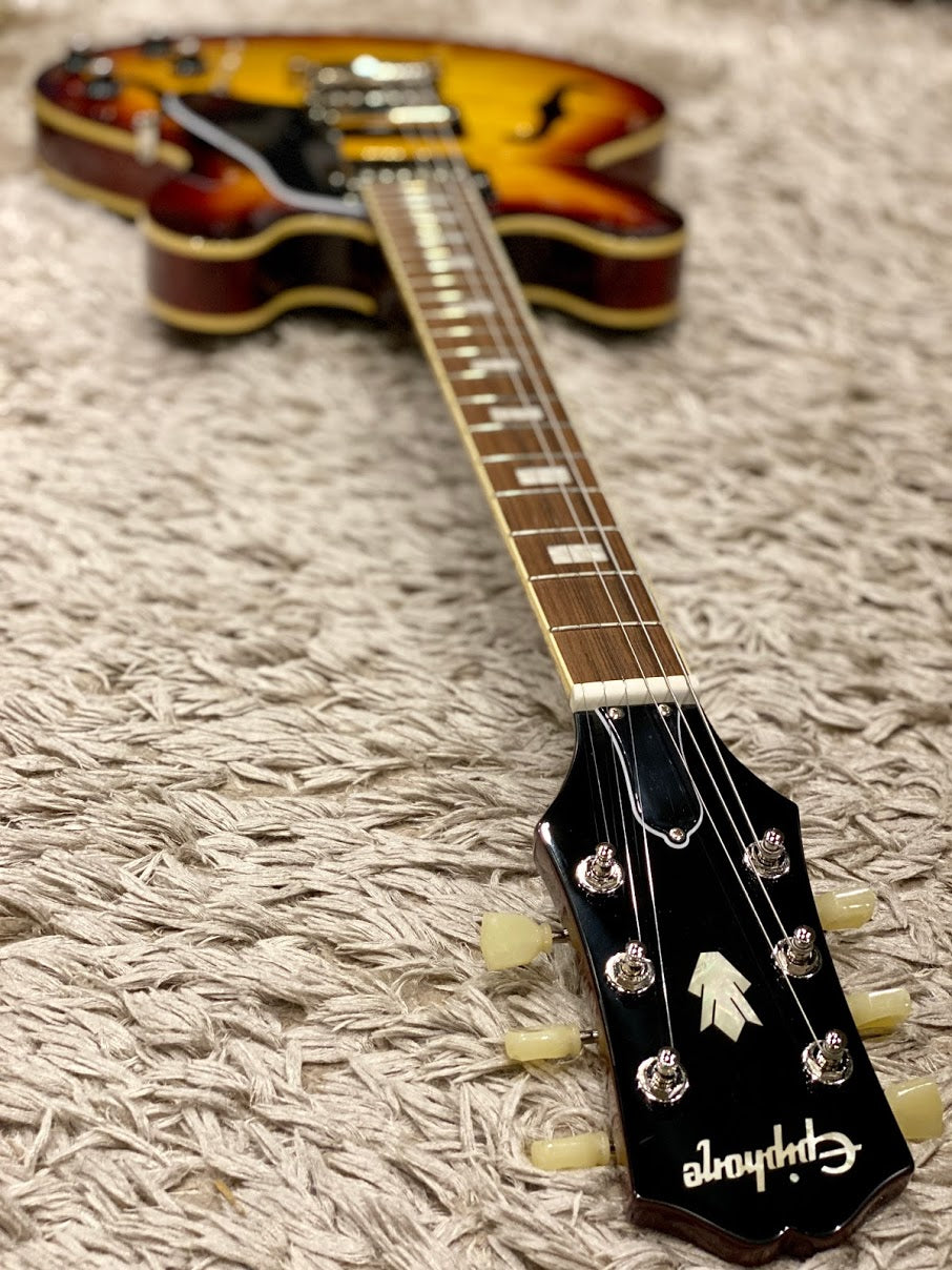 Epiphone ES-335 Figured Semi-hollowbody - Raspberry Tea Burst