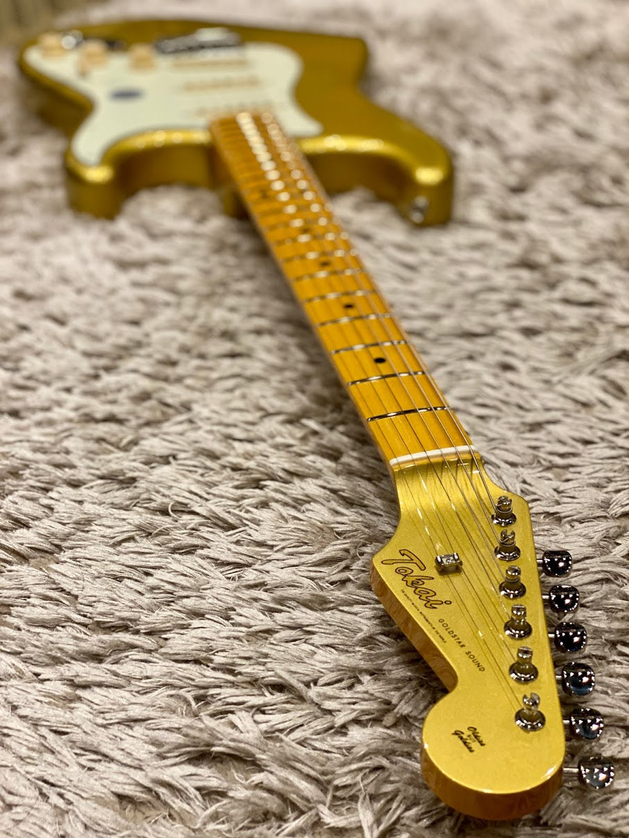 Tokai TST-100 SGO/M Goldstar Sound Japan Premium in Shoreline Gold with Maple FB 191019