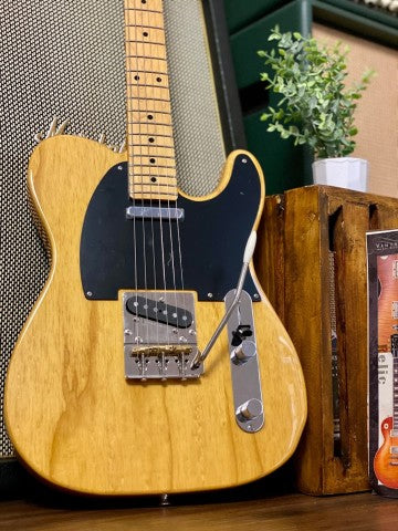 Tokai ATE-162MV VNT/M Breezysound Japan with Maverick Super Vee Tremolo in Vintage Natural