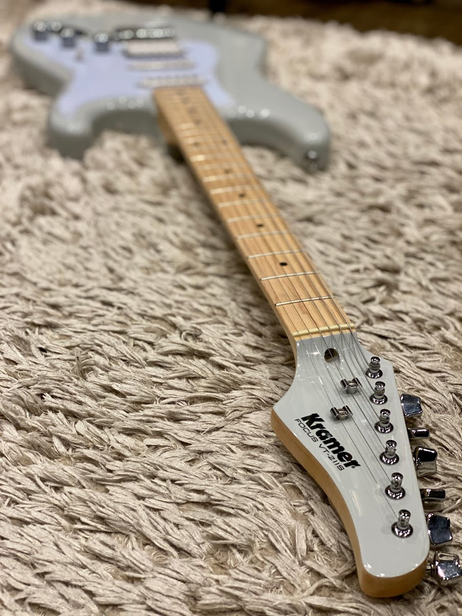Kramer Focus VT-211S Electric Guitar in Pewter Grey