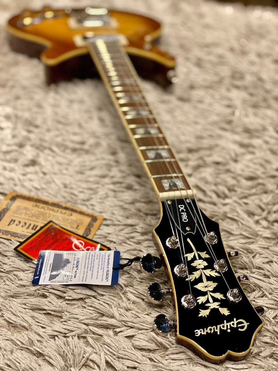 Epiphone DC Pro Doublecut in Mojave Fade