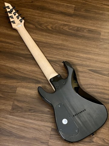 Jackson JS32-8 Dinky DKA QM in Trans Black