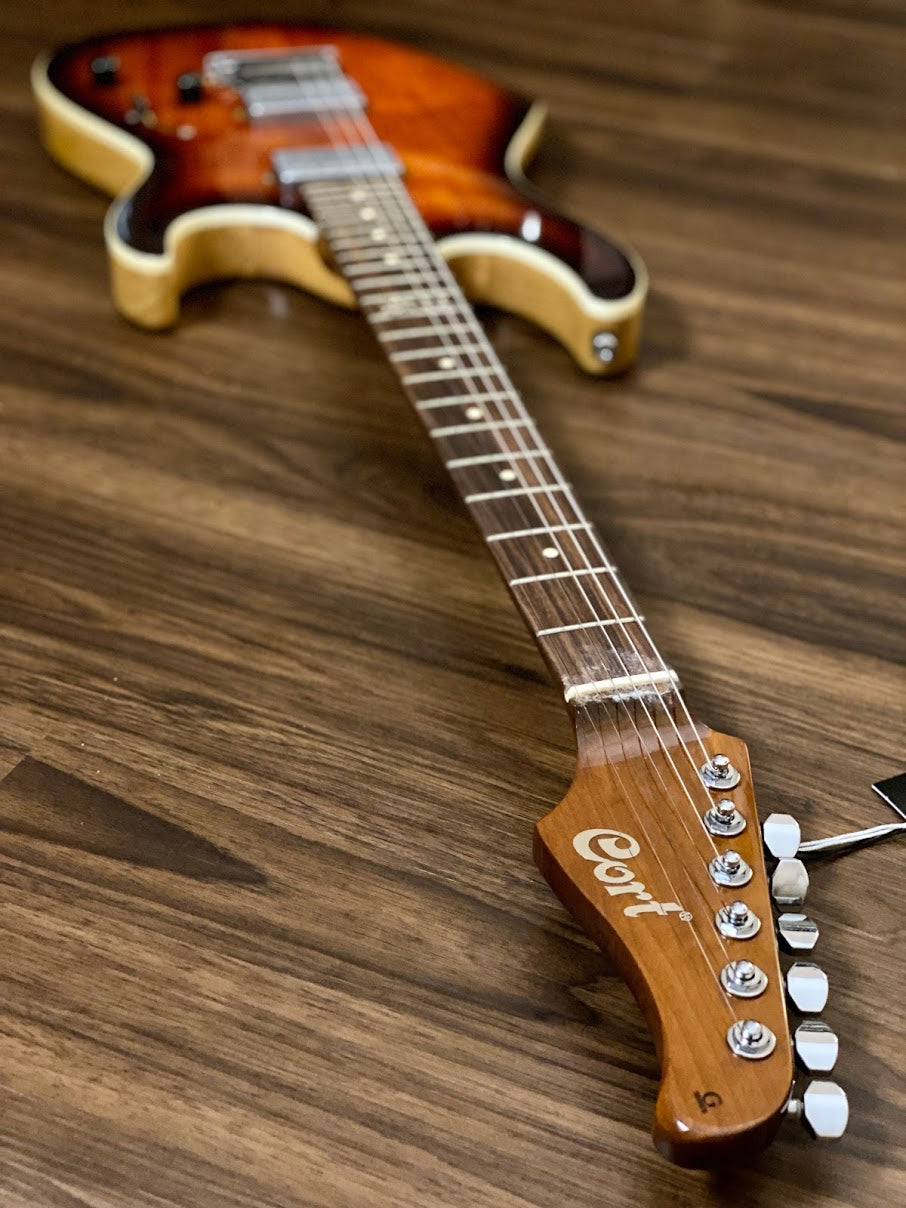 Cort G290 FAT JAY Yankjay Signature in Antique Violin Burst