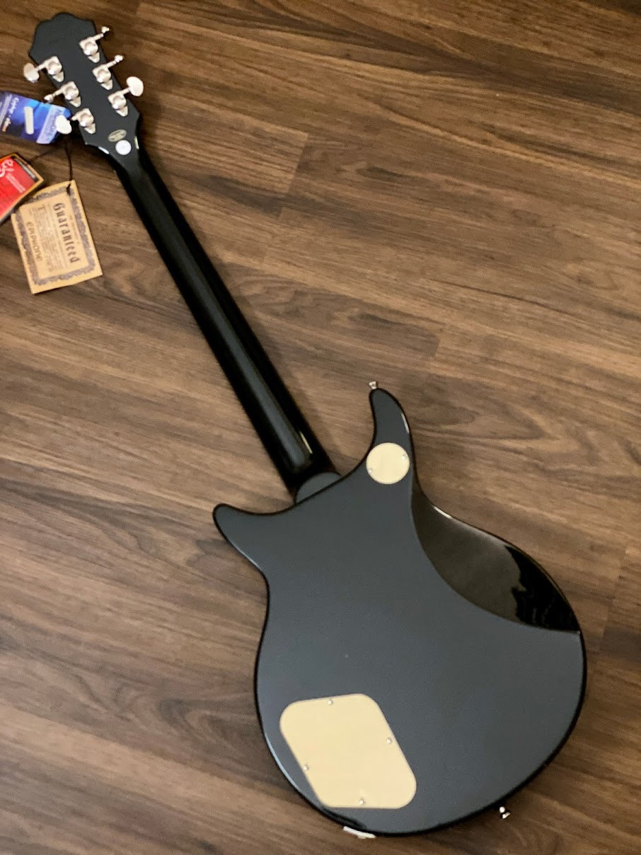 Epiphone DC Pro Doublecut ในสี Midnight Ebony