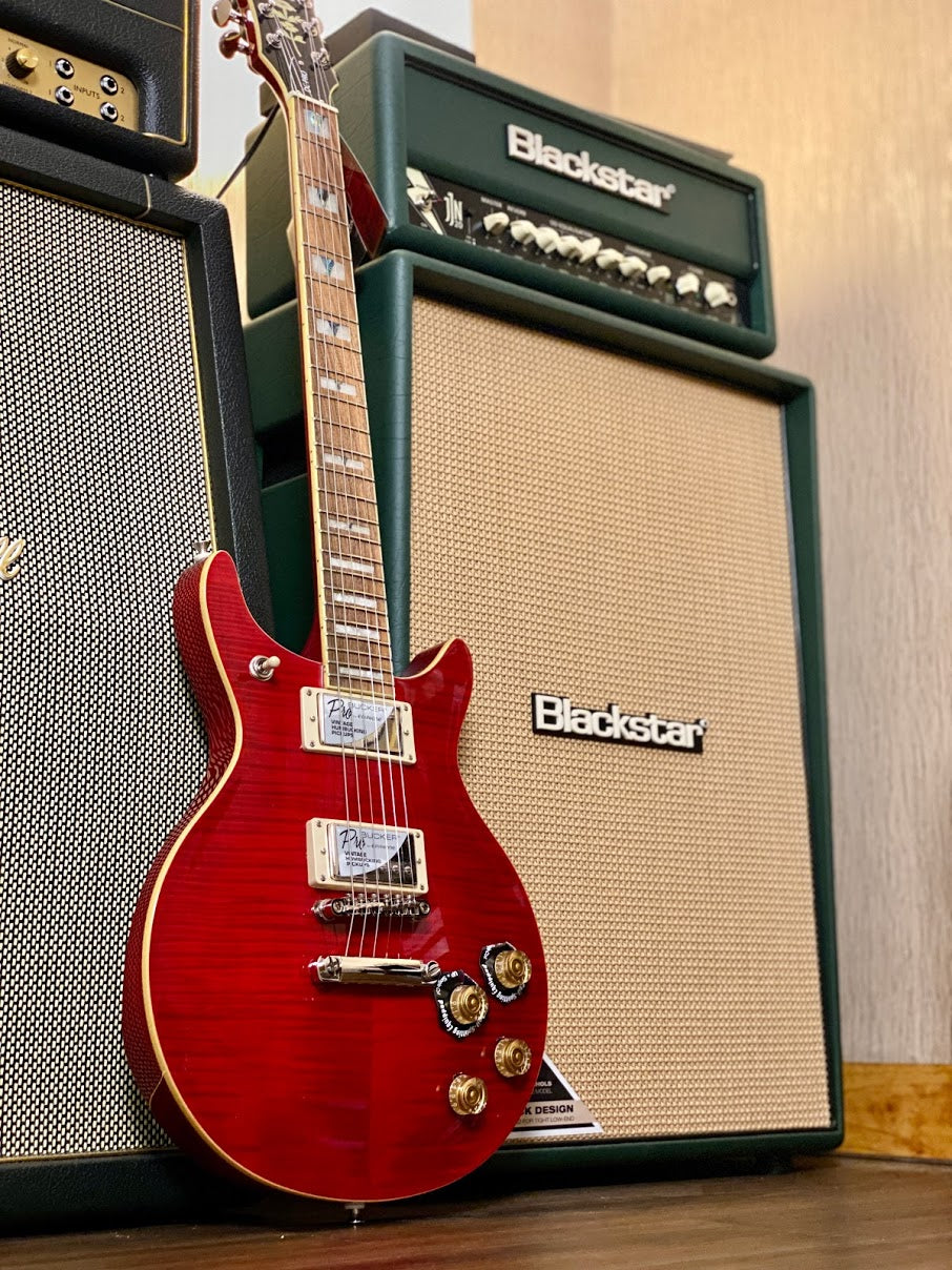 Epiphone DC Pro Doublecut สีดำเชอร์รี่