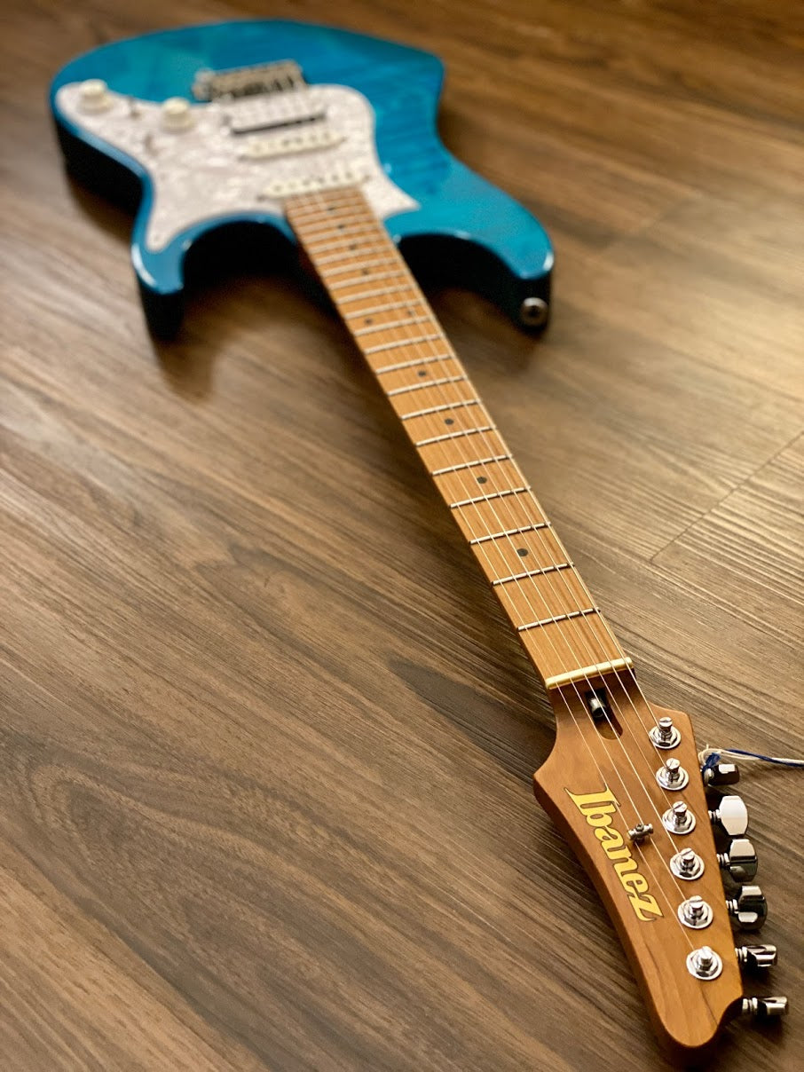 Ibanez Prestige AZ2204F - Transparent Aqua Burst