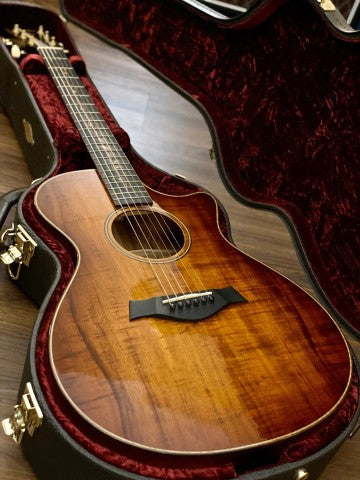Taylor K22ce - Shaded Edgeburst – nafiriguitar.com