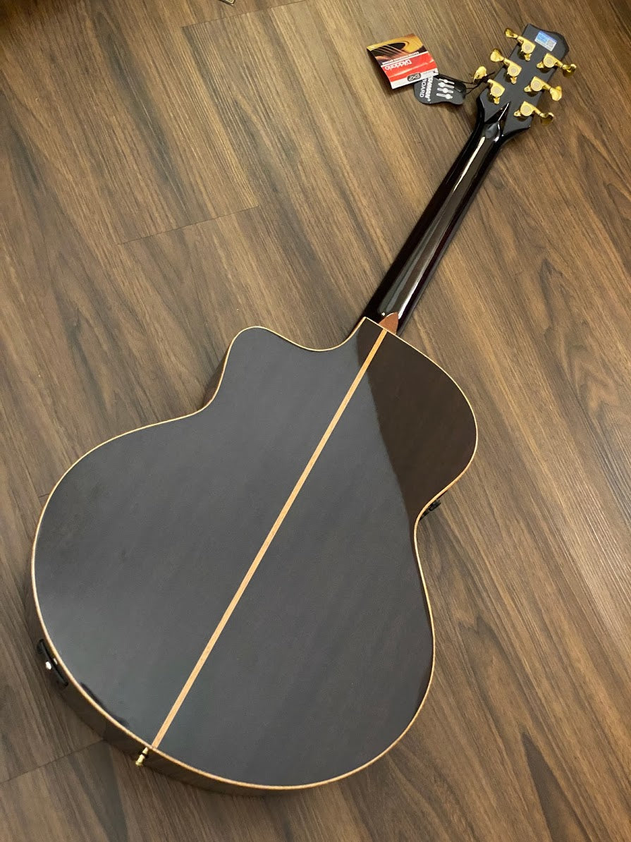 Galatasaray GT-QD1BLK-BK-FLX with Bevel Cut and Fishman Flex in Black Full Solid