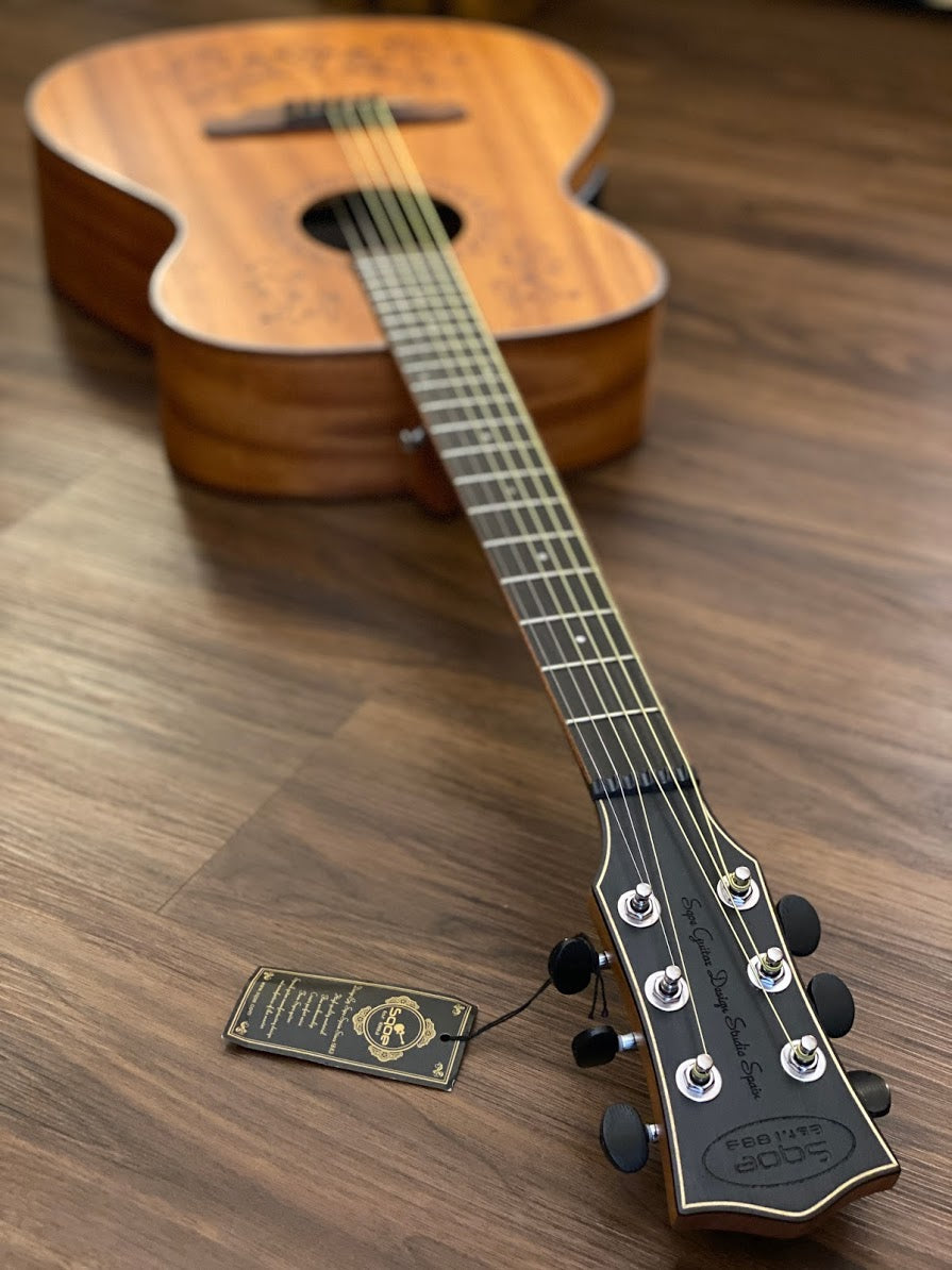 SQOE Spain SQ-T-XM Acoustic Electric in Natural Satin