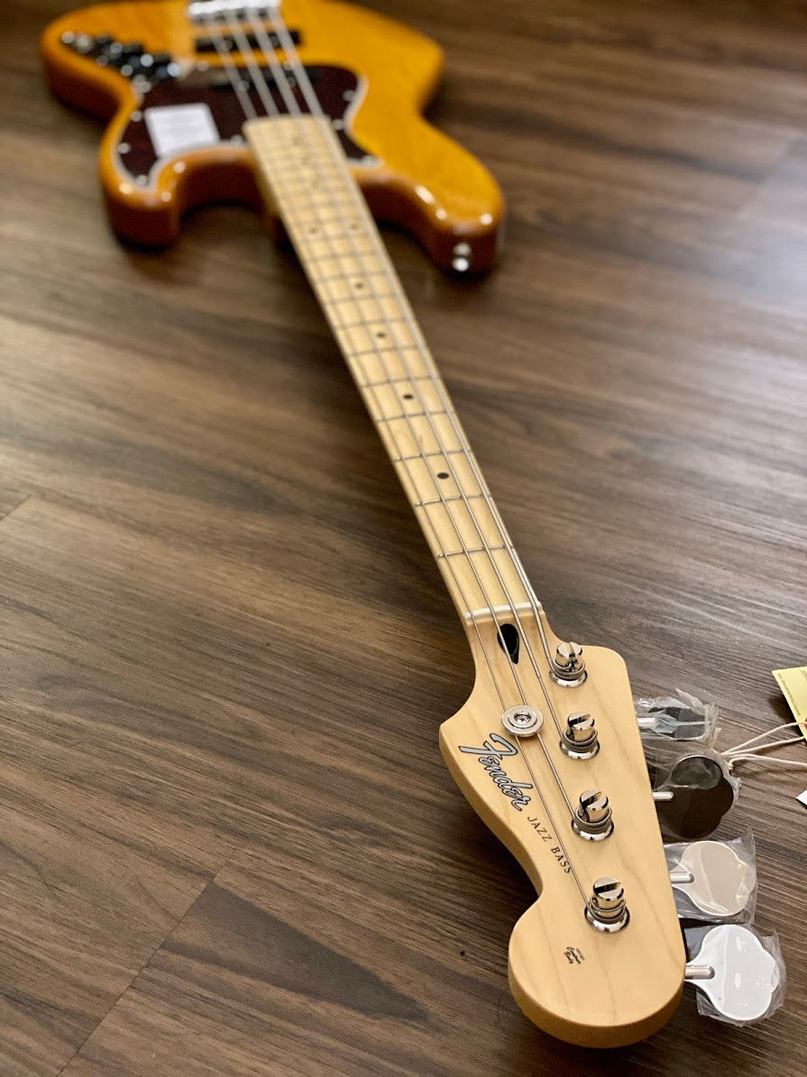 Fender Japan Hybrid II Jazz Bass with Maple FB in Vintage Natural