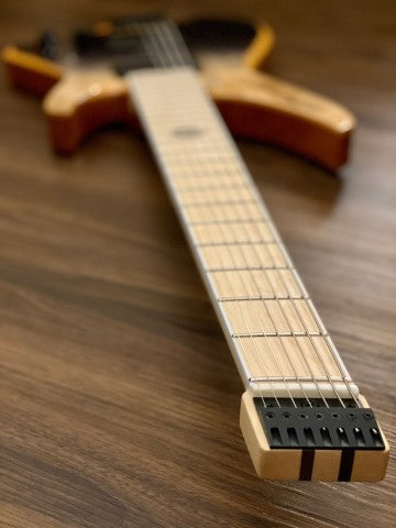 Aguda Black Hole 7 String in Black Natural Fade