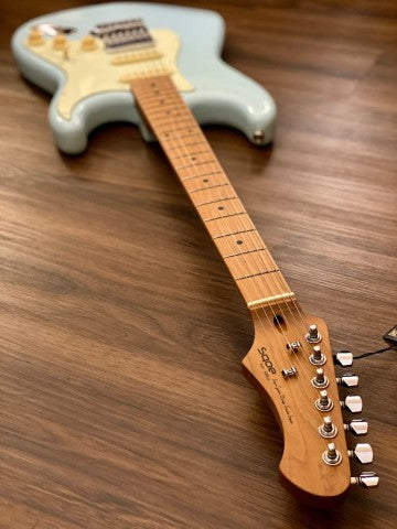 SQOE SEST600 HSS Roasted Maple Series in Sonic Blue