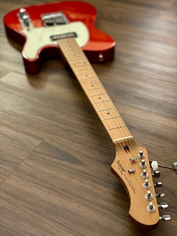 SQOE SETL400 Roasted Maple Series in Candy Apple Red