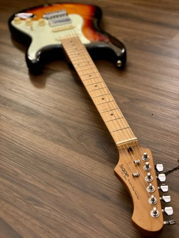 SQOE SEST600 HSS Roasted Maple Series in Three Color Sunburst