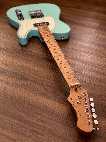 SQOE SETL400 Roasted Maple Series สีเซิร์ฟกรีน