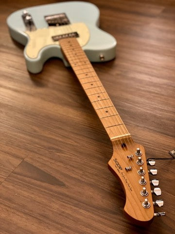 SQOE SETL400 Roasted Maple Series สี Sonic Blue