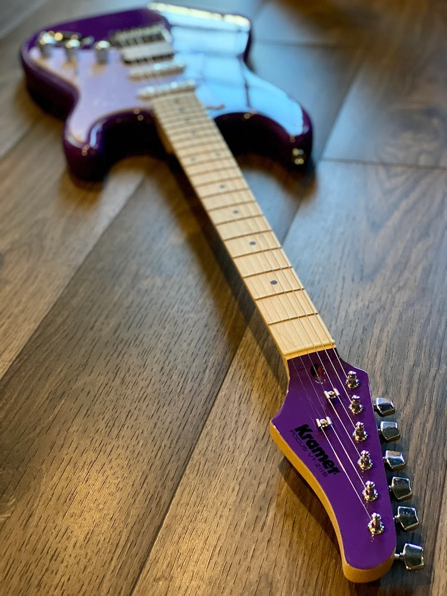 Kramer Focus VT-211S Electric Guitar in Purple