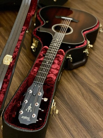 Taylor 524ce V-Class in Shaded Edgeburst with Mahogany Back and Sides