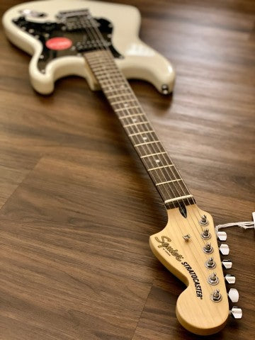 Squier Affinity Series HH Stratocaster with Laurel FB in Olympic White
