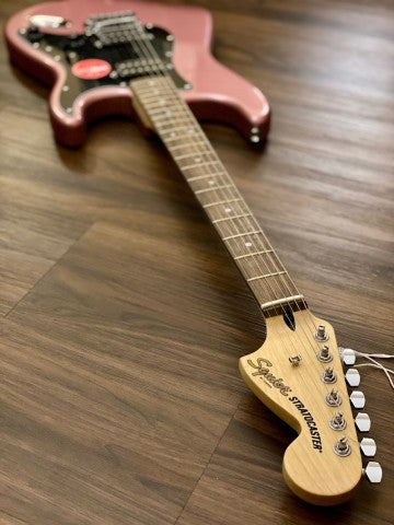 Squier Affinity Series HH Stratocaster with Laurel FB in Burgundy Mist