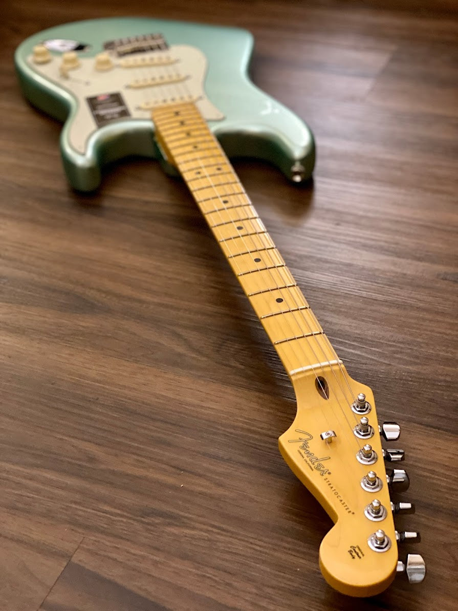 Fender American Professional II Stratocaster in Mystic Surf Green with Maple Fingerboard