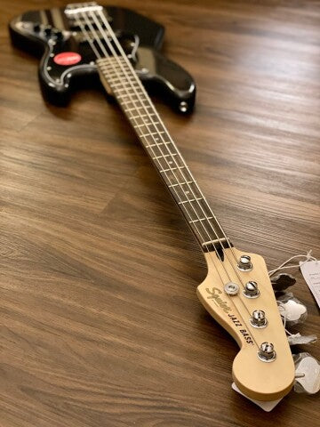 Squier Affinity Series Jazz Bass Charcoal Frost Metallic with Laurel Fingerboard