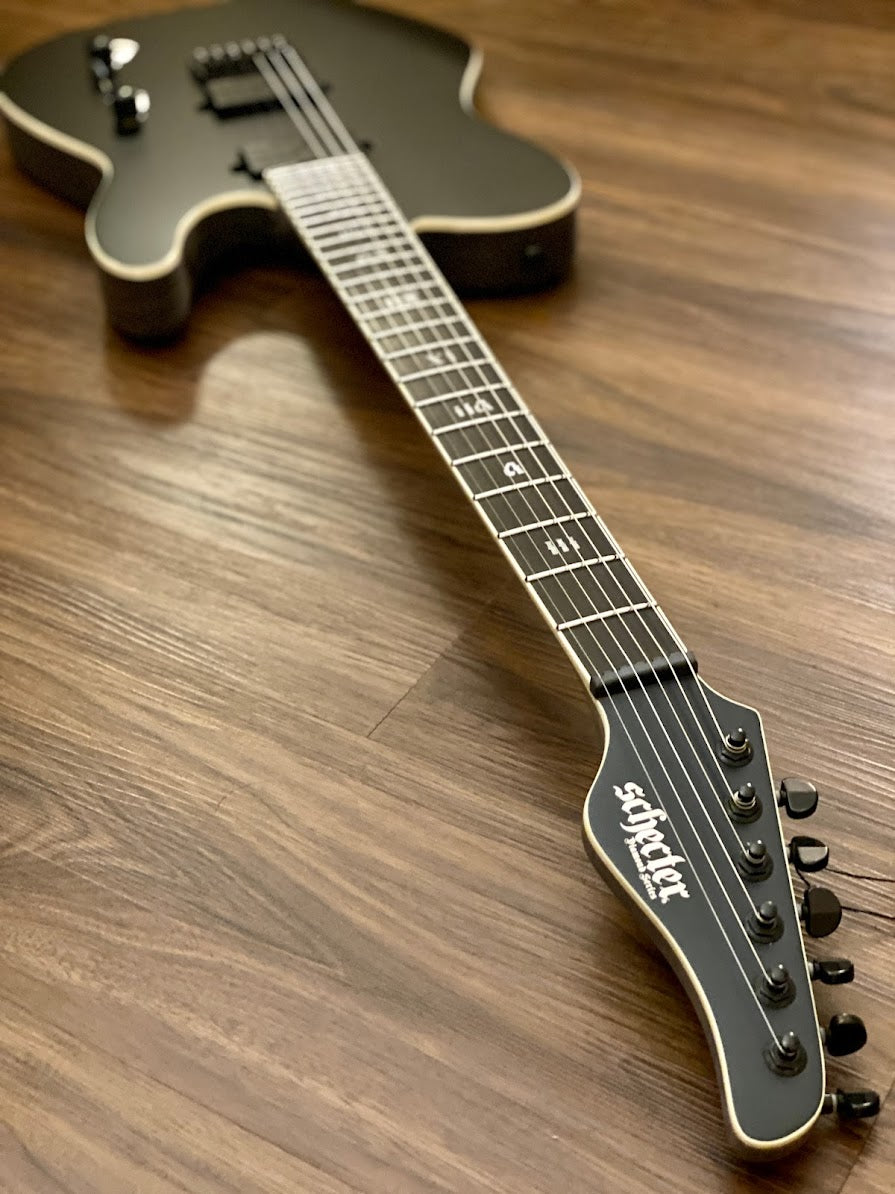 Schecter PT SLS Elite Evil Twin in Satin Black