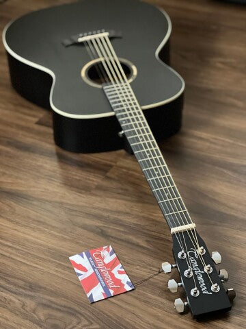 Tanglewood TWBB OE Blackbird Folk Acoustic Electric in Smoke Black Satin