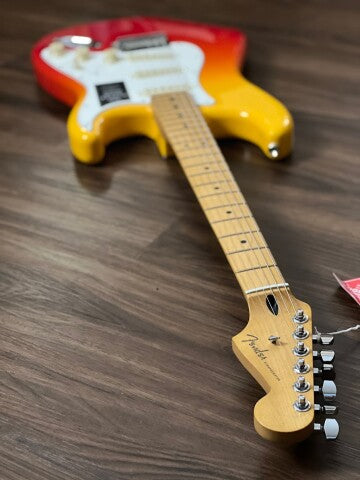 Fender Player Plus Stratocaster Electric Guitar - Tequila Sunrise with Maple Fingerboard