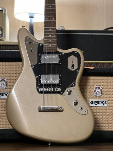 Squier Contemporary Jaguar HH with Laurel FB in Shoreline Gold