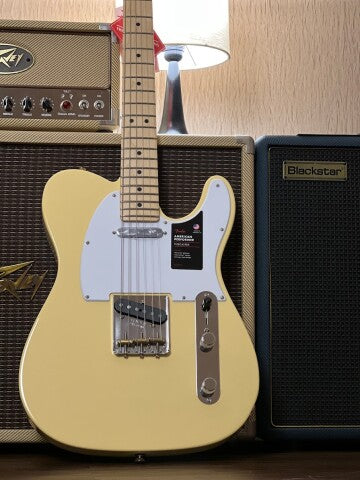 Fender American Performer Telecaster with Maple FB in Vintage White