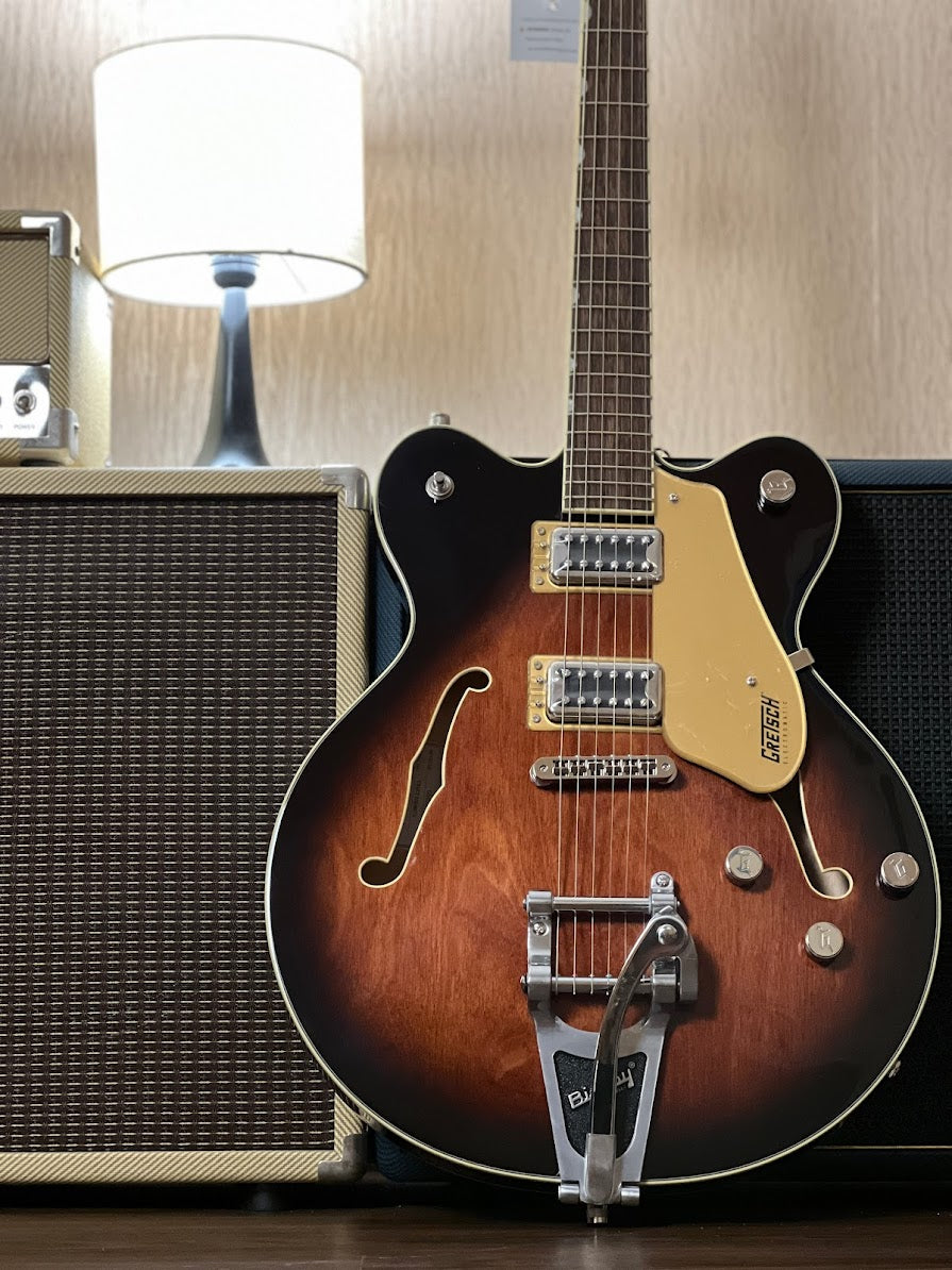 Gretsch G5622T Electromatic Center Block Double-Cut w/ Bigsby and Laurel FB in Single Barrel Burst