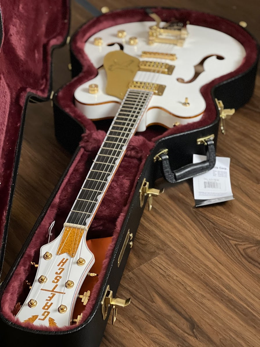 Gretsch G6636T Players Edition Falcon Center Block - White with Bigsby Tailpiece