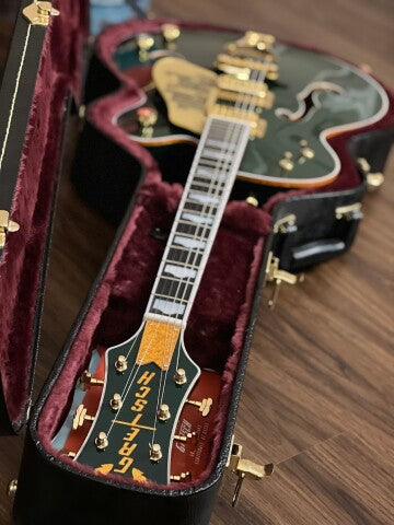 Gretsch G6136I Bono Signature Irish Falcon Hollowbody with Ebony FB in Soul Green