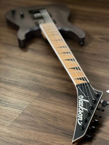 Jackson JS Series Dinky Arch ตัวท็อป JS24 DKAM พร้อม Caramelized Maple FB สี Black Stain