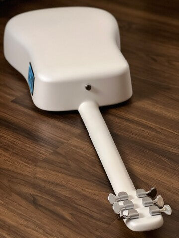 LAVA ME 3 Acoustic Electric Smart Guitar Carbon Fiber 38 Inch - White