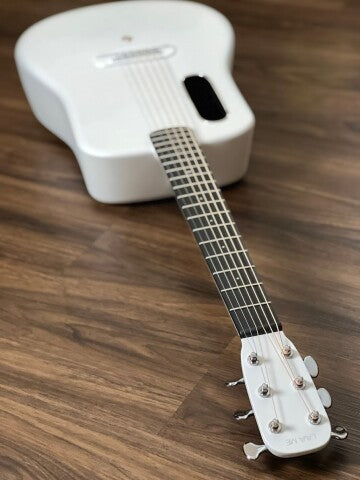 LAVA ME 3 Acoustic Electric Smart Guitar Carbon Fiber 36 Inch - White