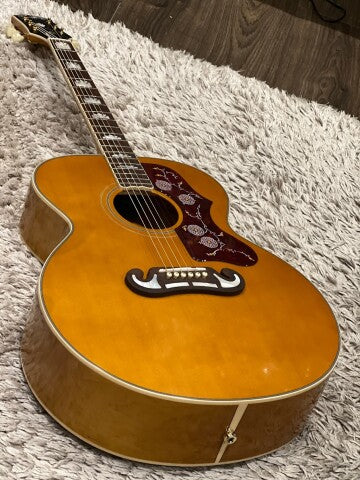 Epiphone J-200 Acoustic Electric in Aged Natural Antique Gloss