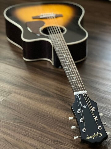 Epiphone J-45 EC Acoustic Electric in Aged Vintage Sunburst Gloss