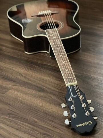 Epiphone J-45 EC Studio Acoustic Electric in Mahogany Burst