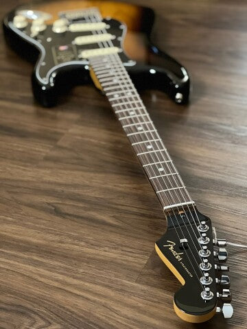 Fender American Ultra Luxe Stratocaster in 2 Color Sunburst with Rosewood Fingerboard