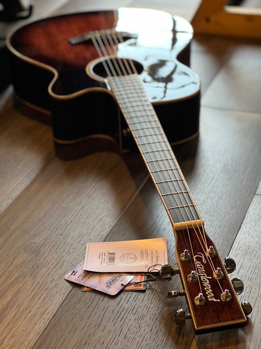 Tanglewood TW4 E AVB Winterleaf Super Folk in Antique Violin Burst